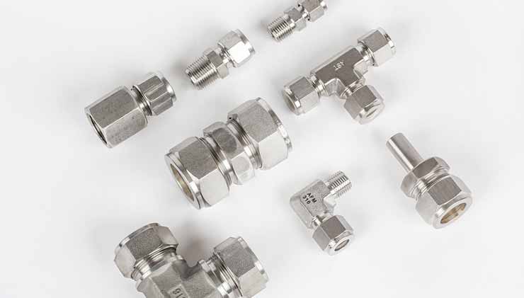 Ferrule type compression tube fittings