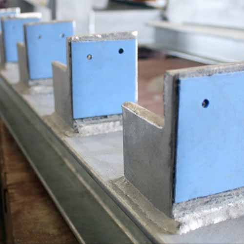 PTFE faced pipe support slide plates